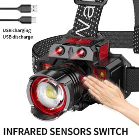 Strong Light Induction Outdoor Portable Home Led Head Lamp