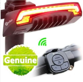 Brake light safety warning laser light bicycle tail light