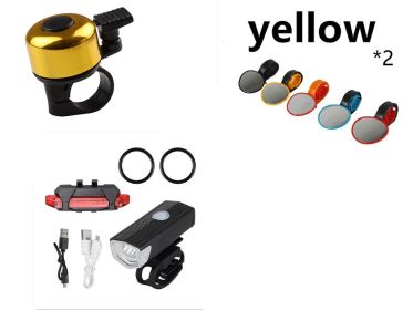Bicycle Led Waterproof 2255 Front Light Warning Tail Light (Option: J)