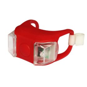 Waterproof 2Led Tail Light Night Riding Safety Tail Light (Option: Red-CR2032)