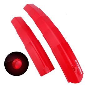 Retractable mudguard (Color: Red)