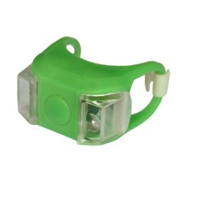 Waterproof 2Led Tail Light Night Riding Safety Tail Light (Option: Green-CR2032)