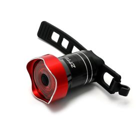 Usb Rechargeable Bicycle Tail Light Sensor Light (Color: Red)