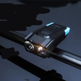 Mountain Bike Touch Type Rainproof Charging Horn Lamp (Option: C)
