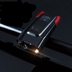 Mountain Bike Touch Type Rainproof Charging Horn Lamp (Option: B)