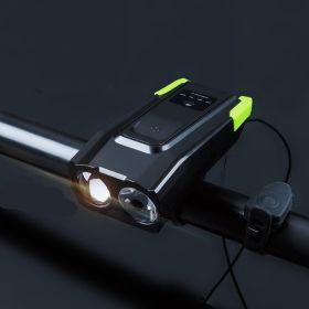 Mountain Bike Touch Type Rainproof Charging Horn Lamp (Option: E)