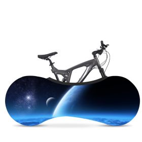 Bicycle Dust Cover, Wheel Cover, Elastic Dust Cover, Starry Sky Series (Option: E-One size)