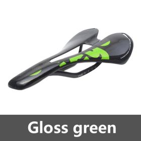Ullicyc 2019 Newest colorful toplevel mountain bike full carbon saddleroad bicycle saddleMTB or Road partsZD143free ship (Option: Gloss green)