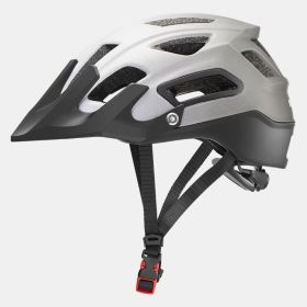 Rock Brothers Bicycle Riding Helmet Mountain Bike Helmet Integrated Helmet Men And Women Cross-Country Commuter Helmet (Option: Black gray gradient-L)
