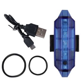 Bicycle Front Light USB Charging Highlight Headlight (Color: Blue)