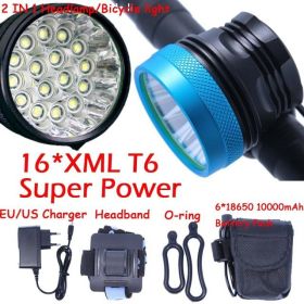 Bicycle headlight (Option: Blue-UK)