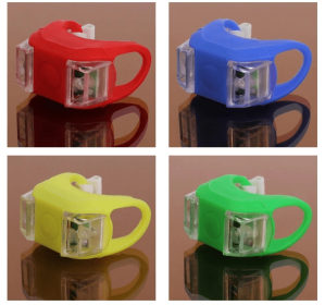 Mountain bike warning led taillights headlights binoculars riding equipment (Option: Blue-A)