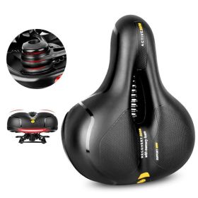 Bicycle Padded Cushion Riding Equipment Accessories (Option: 1Yellow)