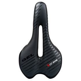 Mountain bike seat with taillight (Color: Red)