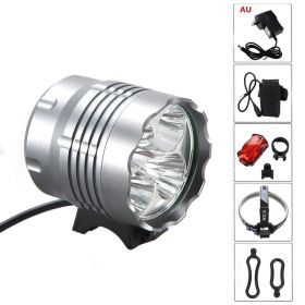 LED Mountain Bike Headlight 5T6 Bicycle Light (Option: 1 5T6 4 Australia)