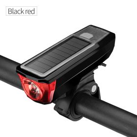 Solar Horn Light (Option: Black red)