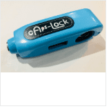 Caps Motorcycle and Scooter Security Lock (Color: Blue)