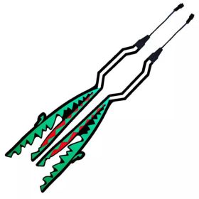 Motorcycle helmet light bar (Color: GReen)