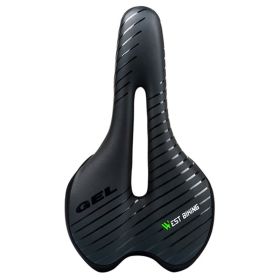 Mountain bike seat with taillight (Color: GReen)