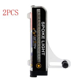 Full color led bicycle hot wheels (Option: 2PCS Black)