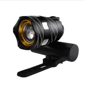 New bicycle USB light Highlight warning light Mountain bike headlights Charging headlight accessories (Option: A)