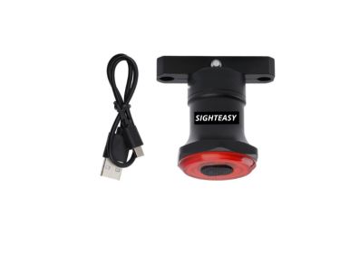 MOQ200 Personalized bicycle night riding tail light (Option: default)
