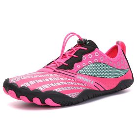 New Cross-border Five-finger Shoes Diving Fishing Couple Outdoor Wading River Upstream Shoes (Option: Red-35)