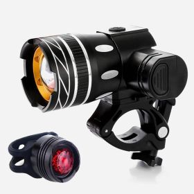 Rechargeable bicycle headlights (Option: 4style)