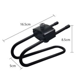 Bicycle Saddle Suspension Device For MTB Mountain Road Bike Bike Shocks Alloy Spring Steel Shock Absorber Comfort Cycling Parts (Option: Black-Cushion shock absorber)